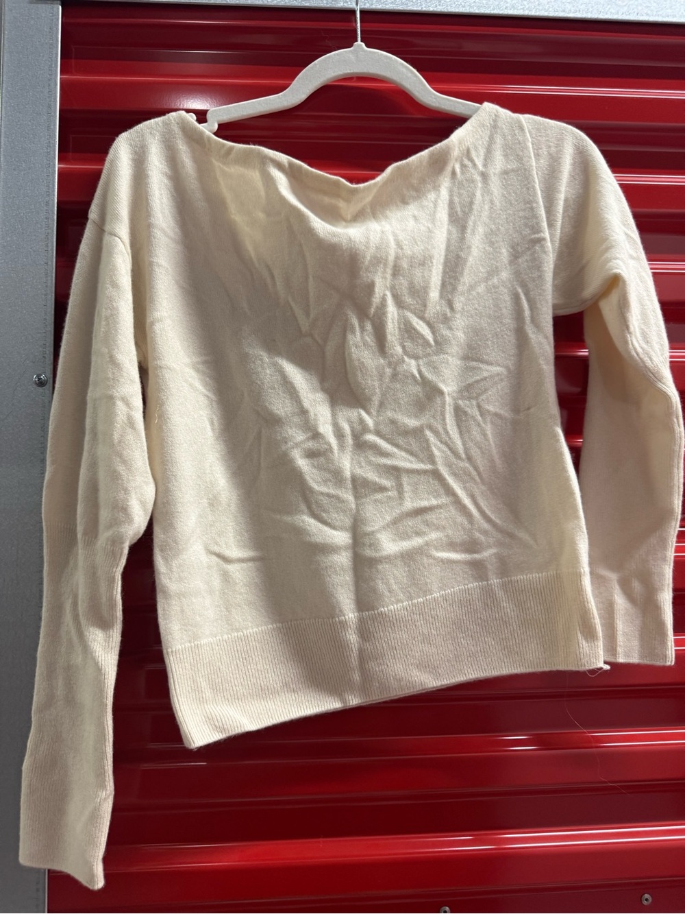 Rails Cream Off-the-Shoulder Sweater